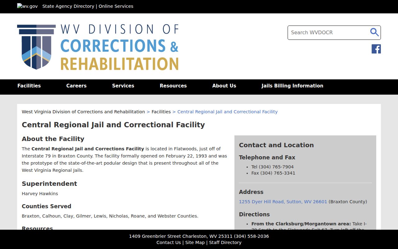 Lewis County arrest bookings at Central Regional Jail